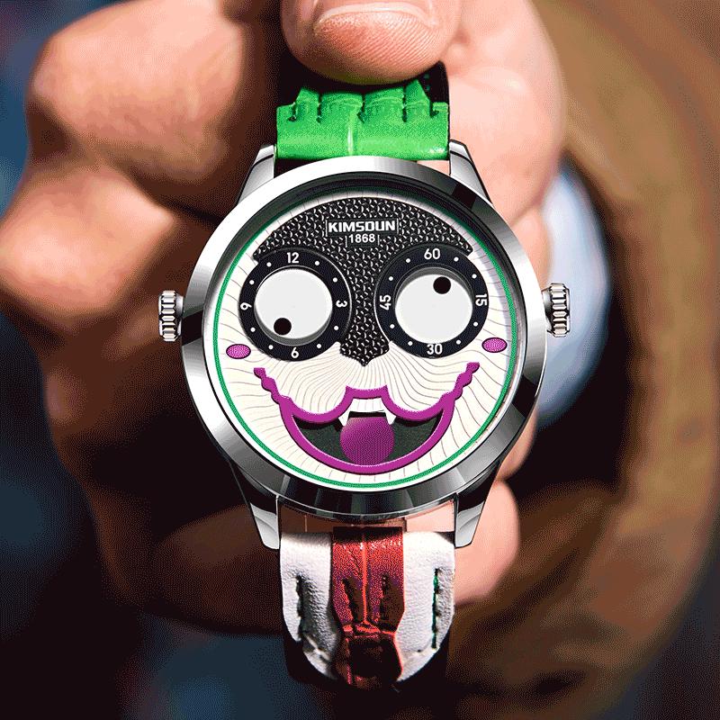 Jin Shidun Russian Clown Men's Fashionable Waterproof Quartz Watch
