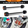 For KTM 690 SMC R 690 Duke/R 690 Supermoto/R Front Rear Axle Fork Crash Slider Protector Husqvarna 701 Supermoto VITPILEN