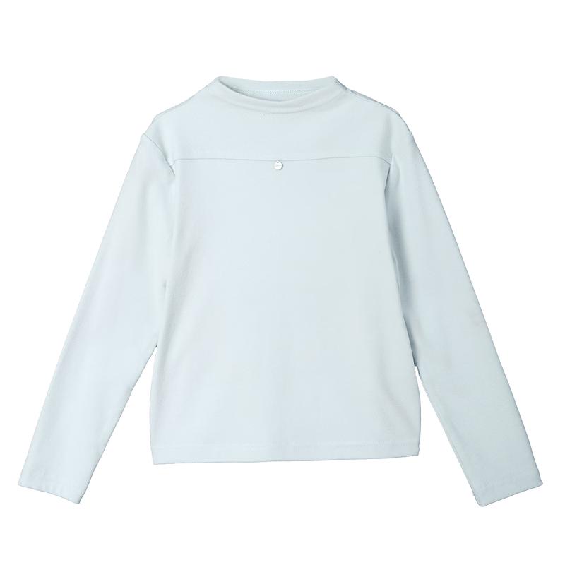 LUSON Girls' Stretchy Soft Modal Long-Sleeve Base Layer Top