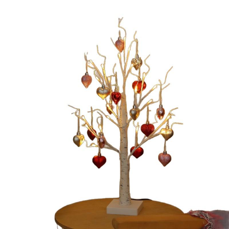LED String Lights for Christmas, Easter, and Halloween - Birch Tree & Egg Design for Indoor/Outdoor Decor