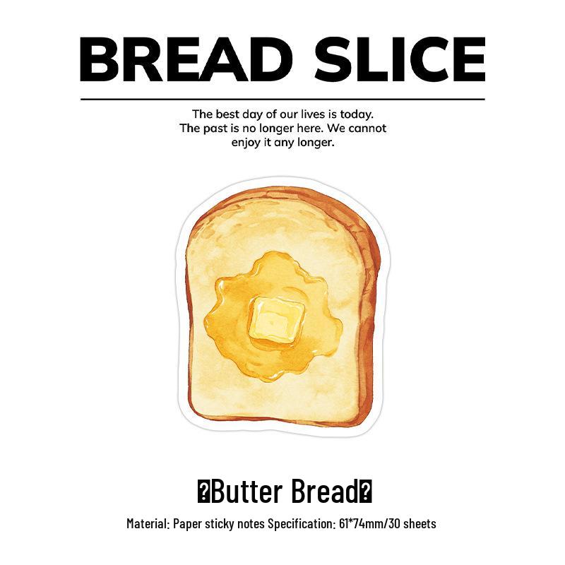 Infeel.Me Bread Toast Sticky Notes - Good Weather Series Memo Paper