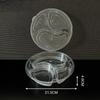 Disposable Thickened Food Container 3 4 5 Compartments with Lid for Canteen Business Meal Delivery