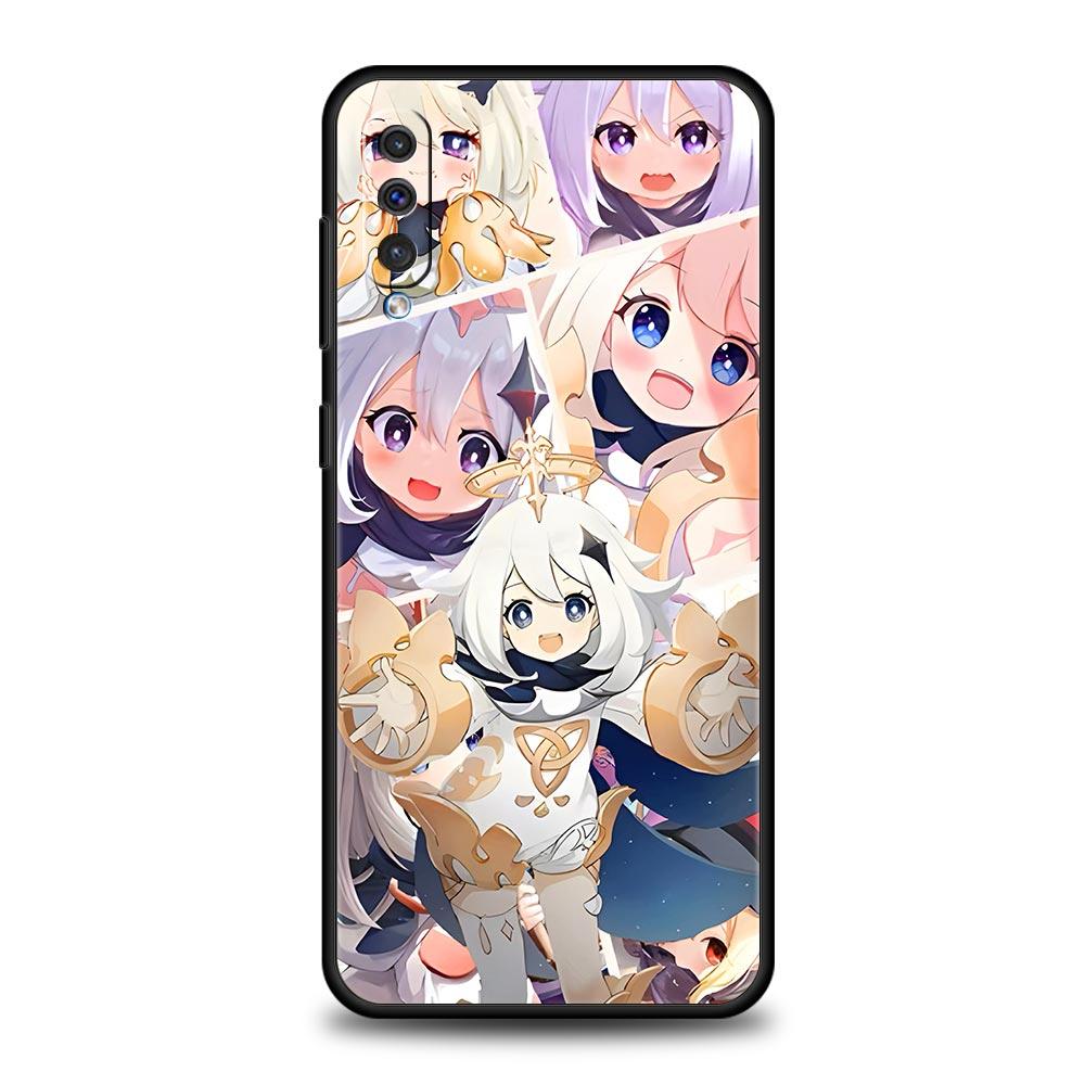 Pouzdro na telefon Genshin Impact pro Samsung Galaxy A54 A52 A14 A50 A70 A10 A30 A40 A20S A20E A02S A12 A22 A34 A42 A32 5G A04s Kryt