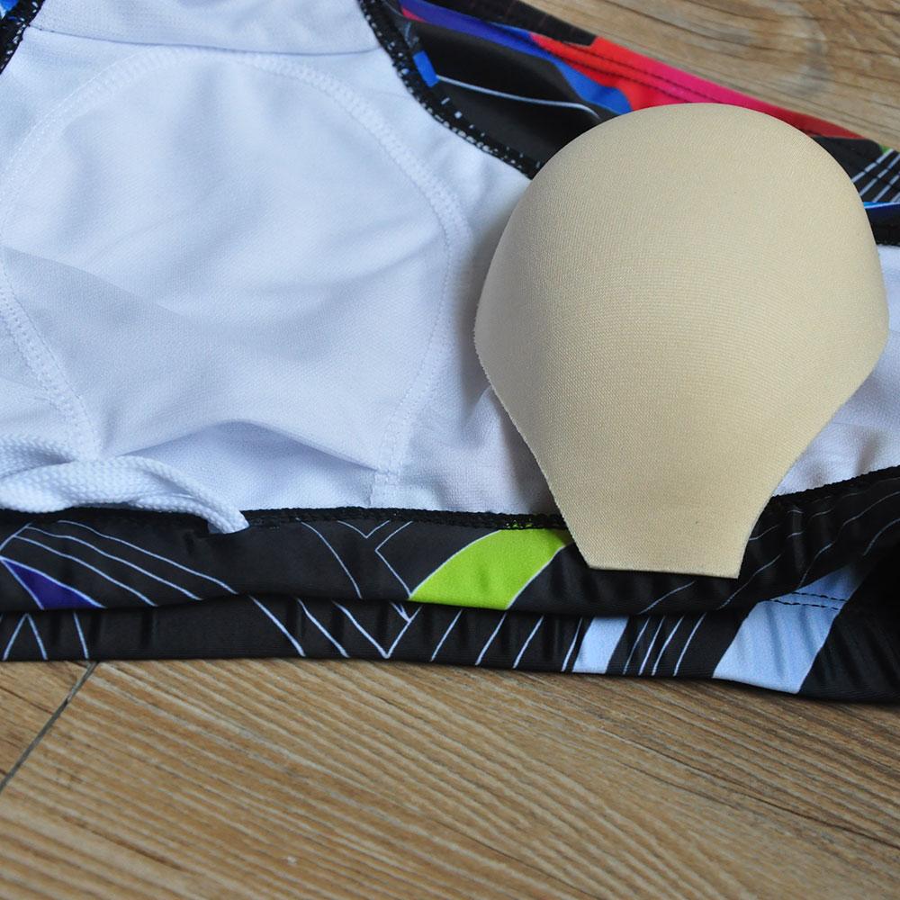 Herren-Badehose, modisch bedruckte Bikini-Shorts mit herausnehmbarer Polsterung