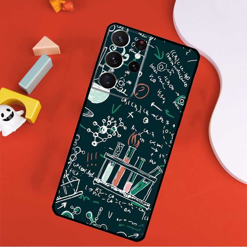 Biology and Chemistry Phone Case For Samsung Galaxy S25 Ultra S9 S10 S20 FE S21 S22 S23 S24 Plus S24 Ultra Cover