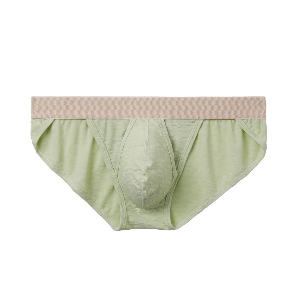 Men Spring and Summer Sexy Side Opening Free From Separation Type Low Waist Triangle Briefs