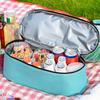 Portable Insulated Picnic Bag: Double-Layer Ice Bag with Shoulder Strap for Men and Women