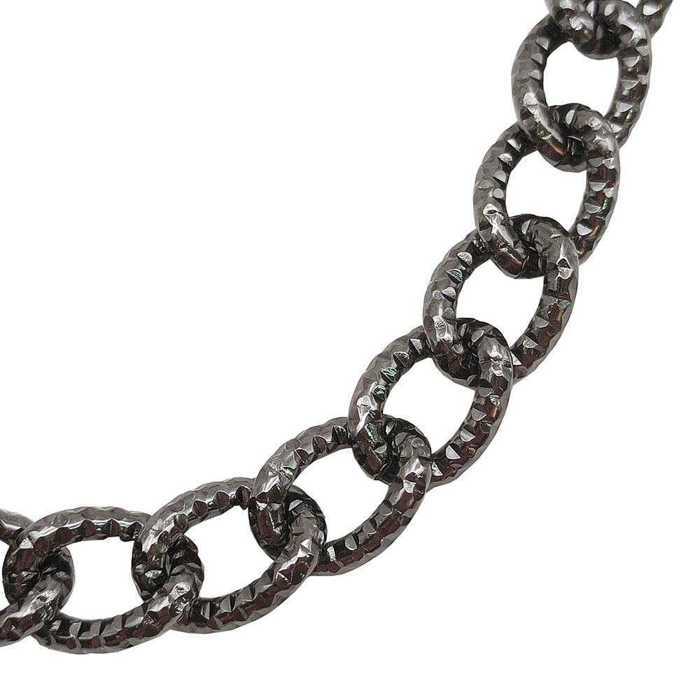 1 Meter Aluminum O-Shaped Twist Double Chain for DIY Necklace Bracelet Jewelry Making Clothing Bag Component Accessory Supplies