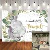 Baby Blue Elephant Birthday Party Photography Background Baby Bath Boy Banner