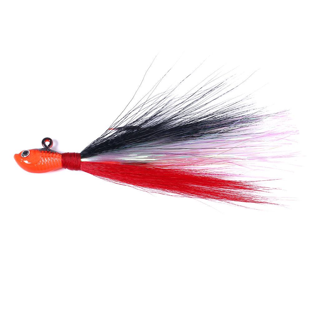 Hengjia  Feathered Lead Hooks 7G 10G 14G 21G 28G 42G 56G 85G Fishing PESCA Fish Head Lead Hooks