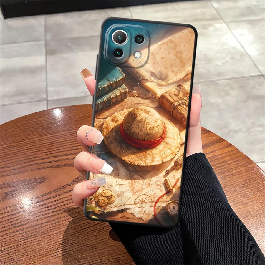 Luffy Zoro Cartoon Case for Xiaomi Mi 10T CC9Pro 13 11T 14 Pro 9 9T 10 11 13 Lite Phone Cover