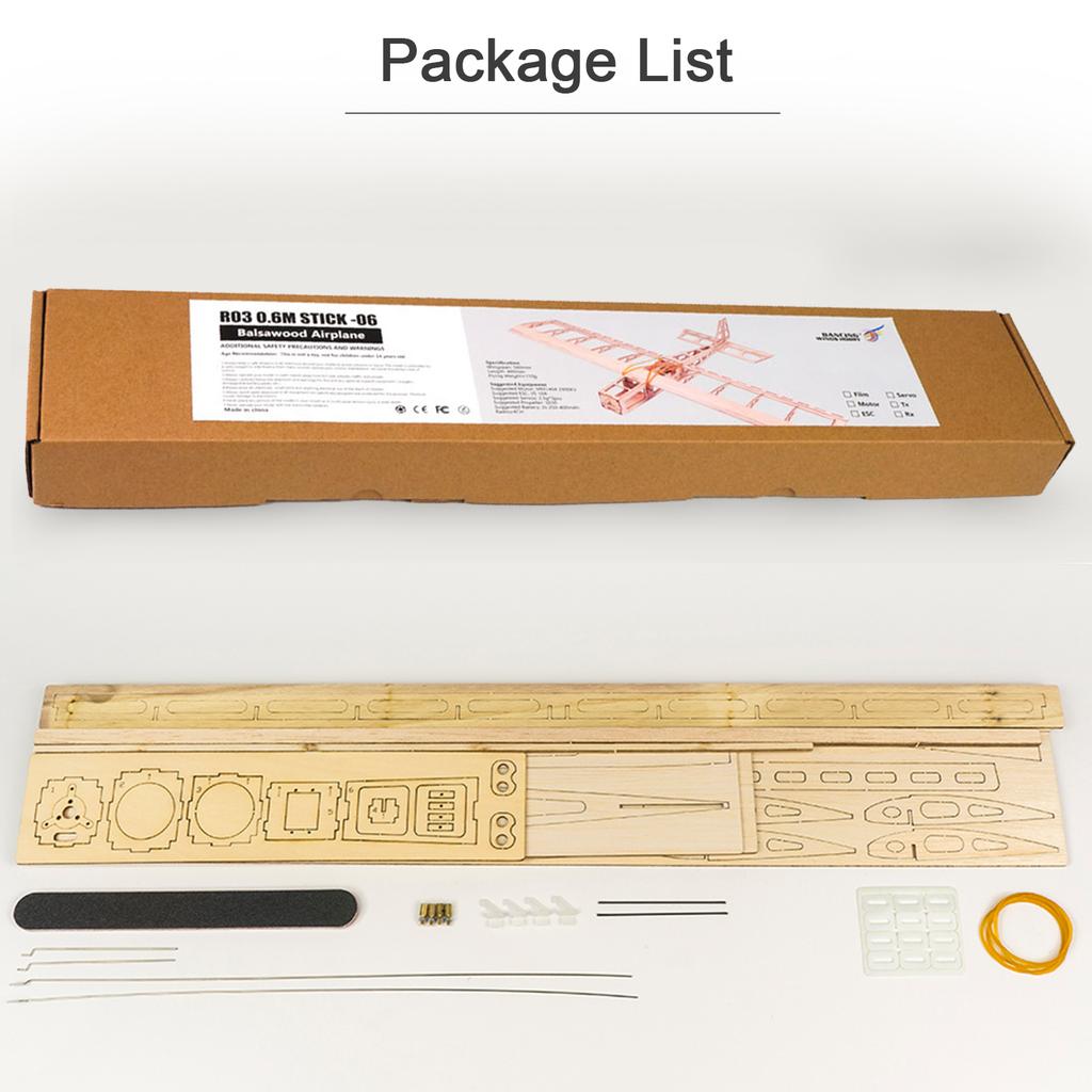 Dancing   Hobby R03 STICK-06 Airplane  Mm  Pan Balsa Wood Aircraft   Flying Toy for Adults Outdoor KIT Version
