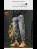 Jean fuselé à jambe droite pour homme: Pantalon décontracté tendance, ample et polyvalent pour l'automne/hiver.