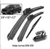 Dodge Journey 2008-2018 Front & Rear Wiper Blades Set