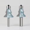 Frame Molding Router Bit Metal Door Bucket Line Knife Portable Handrail Knife Replacement for Woodwork Handrail Knife