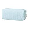 Striped Pencil Case Zippered Polyester Pen Pouches Light Weight Large Capacity Pen Organiser For School Office Travel