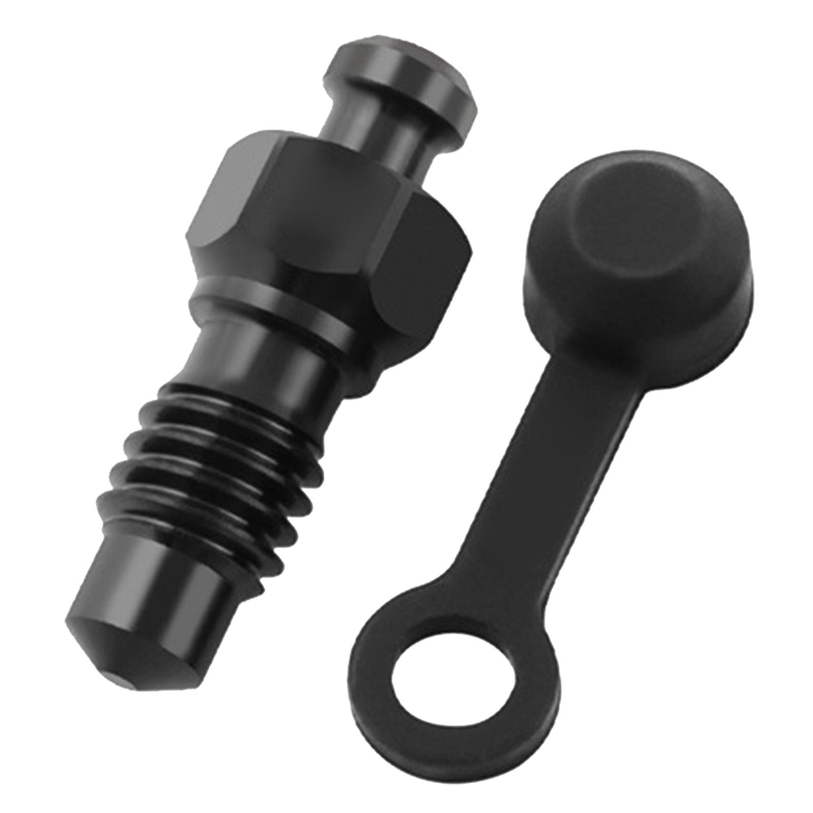 

Винт для выпуска воздуха для суппорта дискового тормоза с пылезащитным колпачком Винт для прокачки тормозного суппорта мотоцикла Металлический винт для прокачки Аксессуары 1