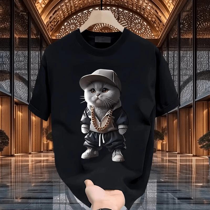 Couples Cotton T-Shirt Short Sleeve Black White Tops Breathable Comfortable Soft Casual Sport Tees