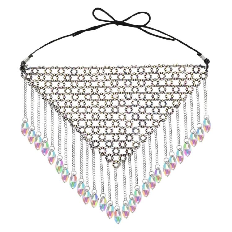 Fashionable Crystal Maskerade Sparkly Rhinestones Tassels Masquerade Masks