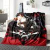Dark Hero Rising Shadows Unite Flannel Blanket Super Soft Warm Cozy Blanket For Sofa Bed Office Travel Allseason Home Decor Gift