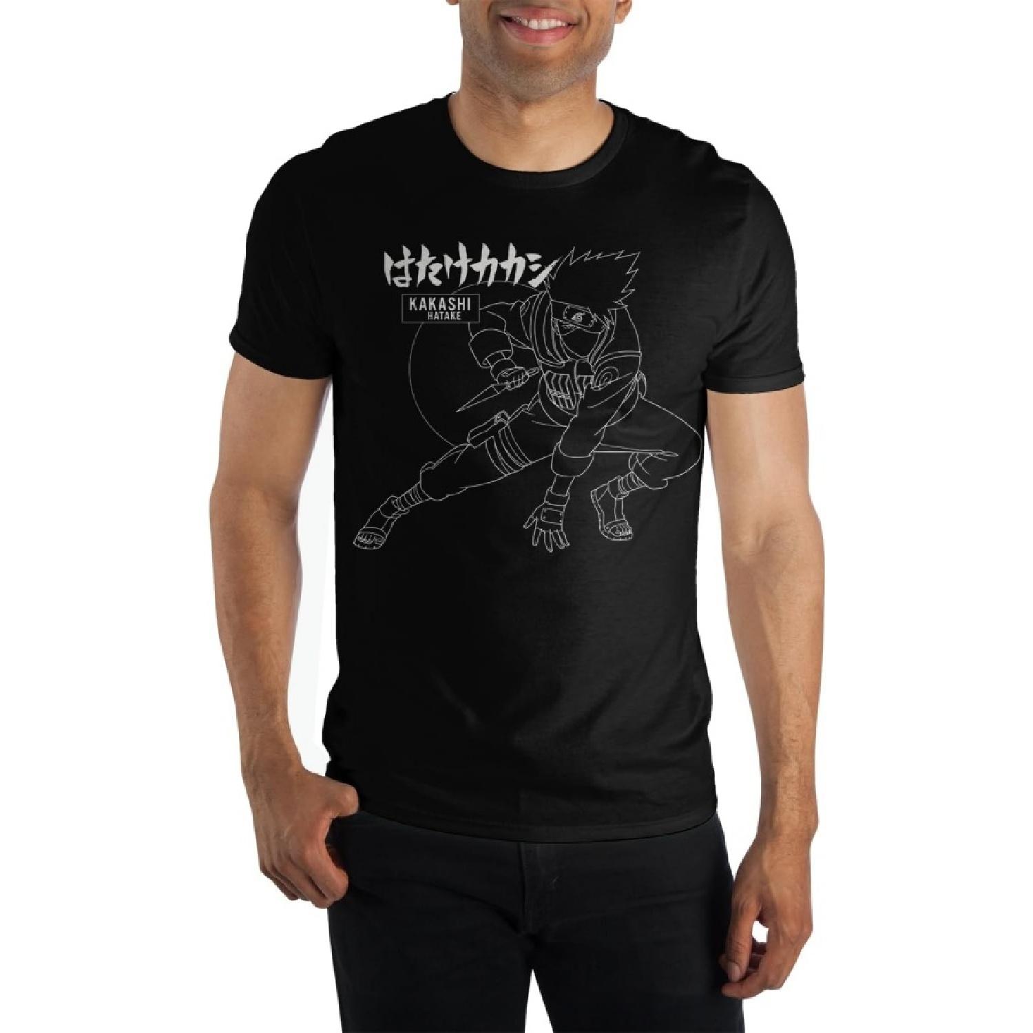 

Naruto Kakashi Action Black T-Shirt XXXXXL різнокольоровий