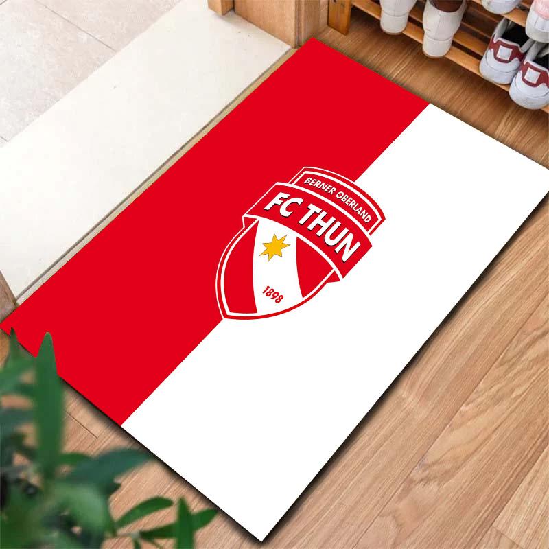 Fc Thun Logo Carpet Rug For Living Room Bedroom Home Sofa Decoration Kids Play Nonslip Floor Mat