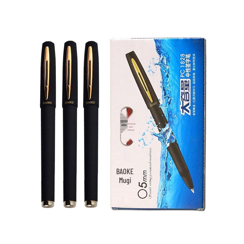 Bao Ke Frosted 0.5mm Business Signature Pen - Large Capacity (1828/1838) 0.5mm