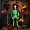 Kids Glowing Skeleton Costume Halloween Party Outfit With Breathable Polyester Breathable Cosplay Clothing for Kids