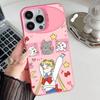 Handyhülle für iPhone 17, 16, 15, 14, 13, 12, 11, Pro, XS, Max, Plus, Mini, SE Anime S-Sailor-M-Moon Pink Candy Matte Shockproof Cover