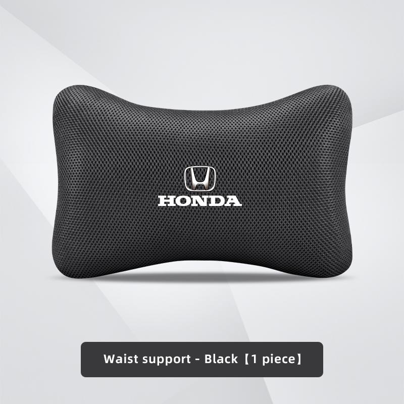 CLSGX1 Car Headrest Ice Silk Waist Cushion Neck Pillow For Honda Civic Fit Jazz Accord Pilot CRV Odyssey Passport City N-BOX Vezel HRV