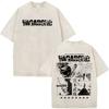 Anime Vagabond Miyamoto Musashi Vintage Washed Tshirts Men Women Clothing Fashion Casual Short Sleeve Oversized ONeck T Shirts
