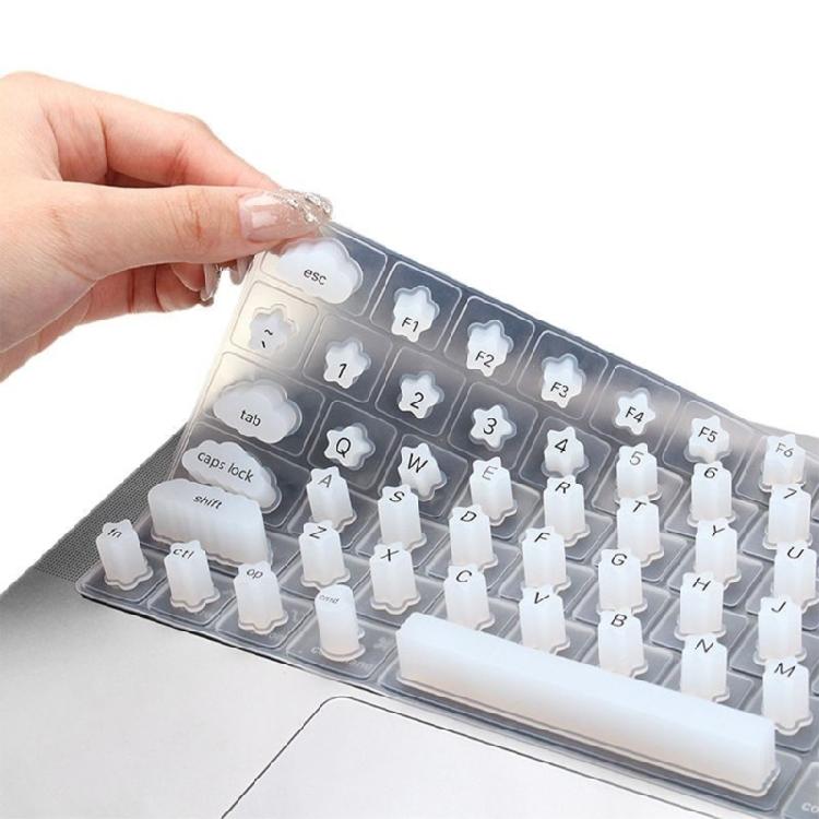 Krasbestendig Waterdicht Manicure Toetsenborden Beschermers voor 14 Siliconen Hoes Eenvoudig Schoon te Maken