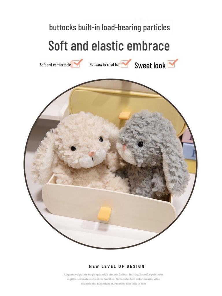 Sweet Little Rabbit Plush Doll: Cute Soothing Toy & Gift for Girls