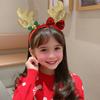 Christmas Hairband for Adults Kids Festive Hair Accessory Santa Claus Snowman Hairband for All Ages Xmas Parties Dress-up