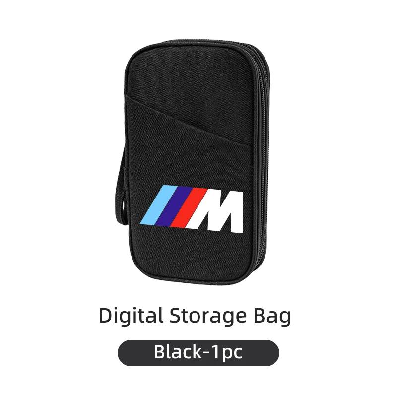 

2025 Car Storage Bag Data Cable Organizer For BMW Performance F30 F20 F10 F40 E92 E91 G20 G30 G05 G06 G07 G11 G01 G02 G32 F3