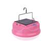 Portable Solar-Powered Three-Speed Waterproof Camping Light with Hook and USB Charging