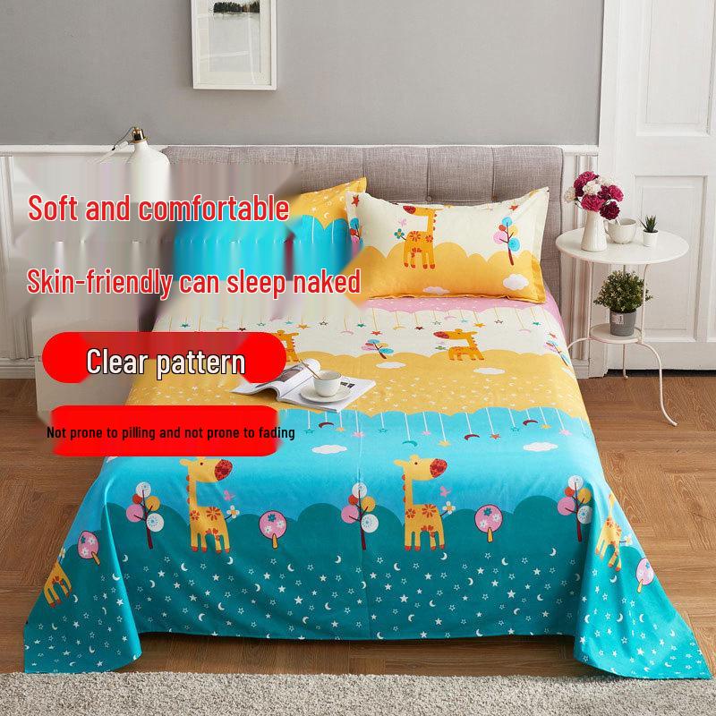 All-Season Soft Brushed Twill Bed Sheets and Duvet Covers for Double, Single, and Dorm Beds – Skin-Friendly Comfort