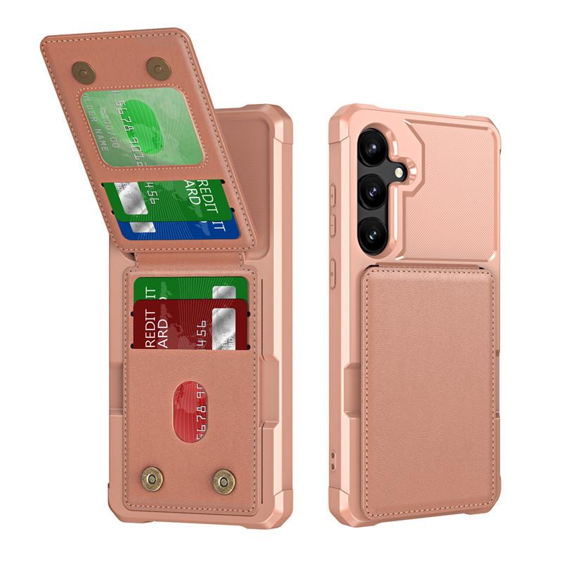 Suitable for Samsung A05S Upper and Lower Flip Card Case Mobile Phone Case A56 Card Anti Fall Wallet Protection Case