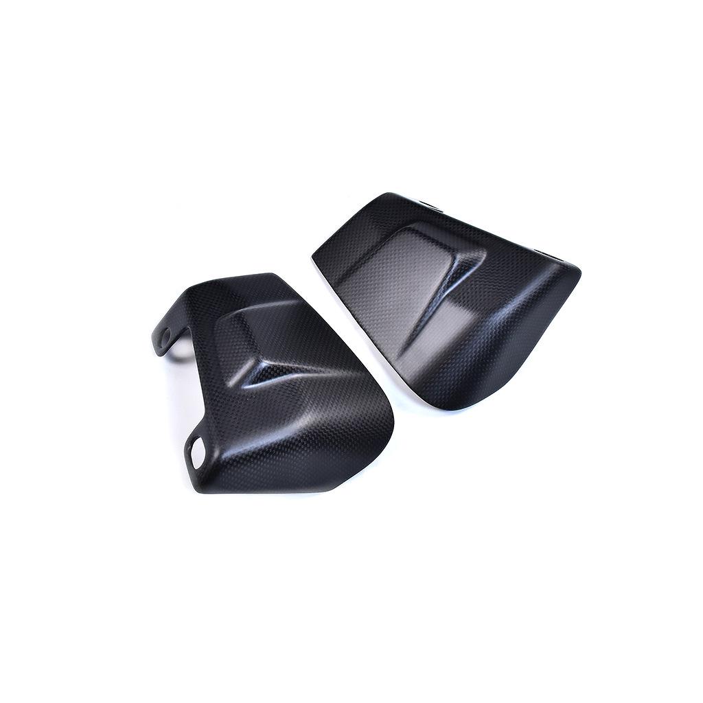 Universal Carbon Fiber Motorcycle Front Brake Caliper Air Guide Radiator Accessory