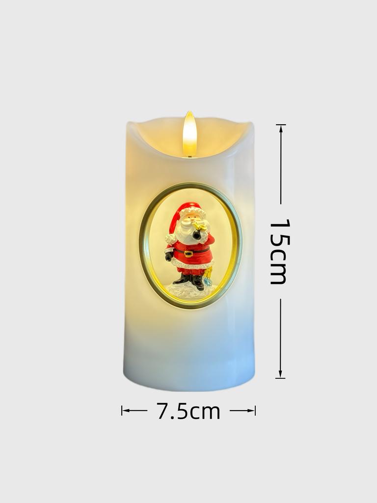 LED Christmas Candle Musical Lighting for Christmas Party Festival Home Decorations Candle