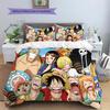 Cartoon Pattern Bedding Quilt Set Quilt Cover Pillowcase Home Decoration Birthday Gift (1 * duvet cover + 2 * pillowcase, without core)