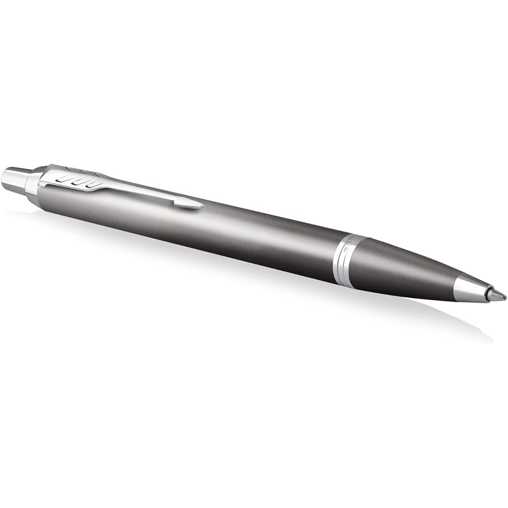 PARKER Parker Ballpoint Pen IM Writing Rituals, Gray CT, Medium, Oily, Gift, Boxed Gift, Luxury, ...