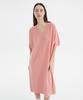 Sekeonseukin Air Knit 2-Ply Half Sleeve Loose Fit Dress
