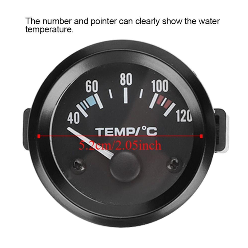 52mm LED Digital Water Temperature Gauge 2 Inch Temperature Indicator Gauge  Auto Car