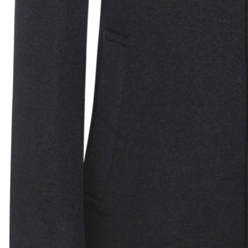 Treueman Men's Black Wool Blend Overcoat