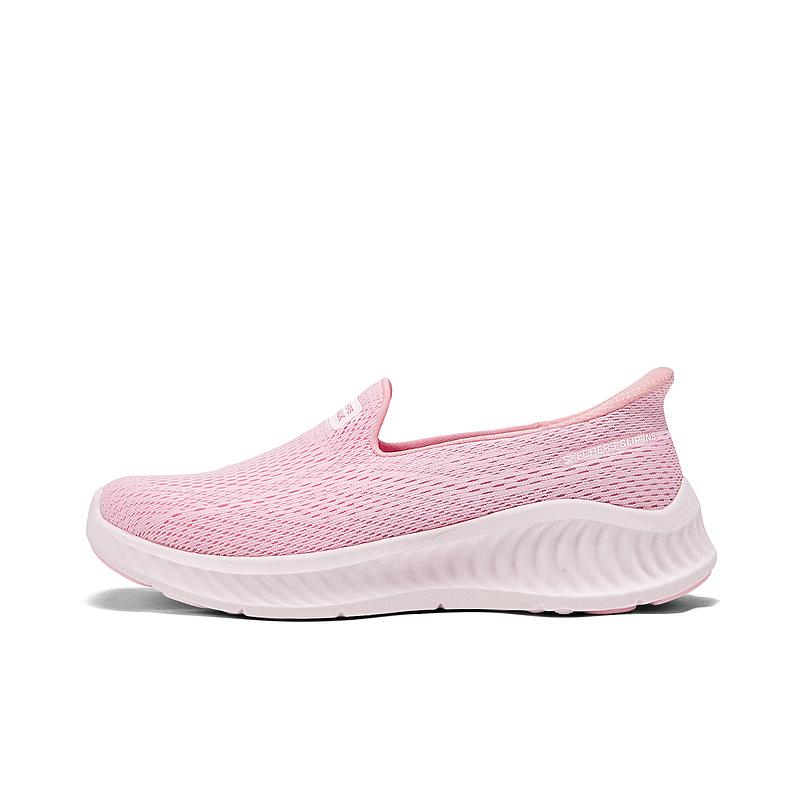 Skechers Go Walk Сетчатые Удобные Универсальные Дышащие Низкие Повседневные Кроссовки Женские Светло-Розовые 125644-LTPK 35