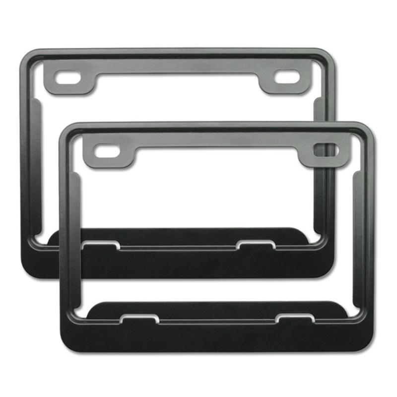 Copertura Targa Antiruggine Cornici Targa Moto 2 Fori Supporti Targa Cornice Targa