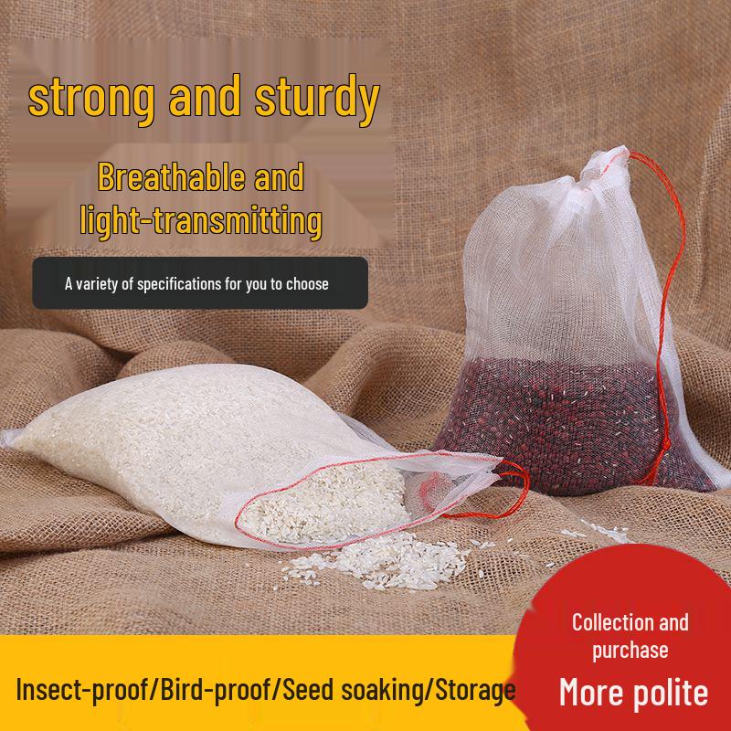 Saco de Sementes de Nylon de 40 Malhas - Filtro, Imersão, Proteção Anti-Mosca da Fruta e Anti-Pássaro