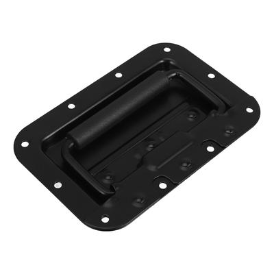 Schubladengriff Flight Case Federbelasteter Griff Schrank mit Eisen Gepolstert Schwarz Zuggriff