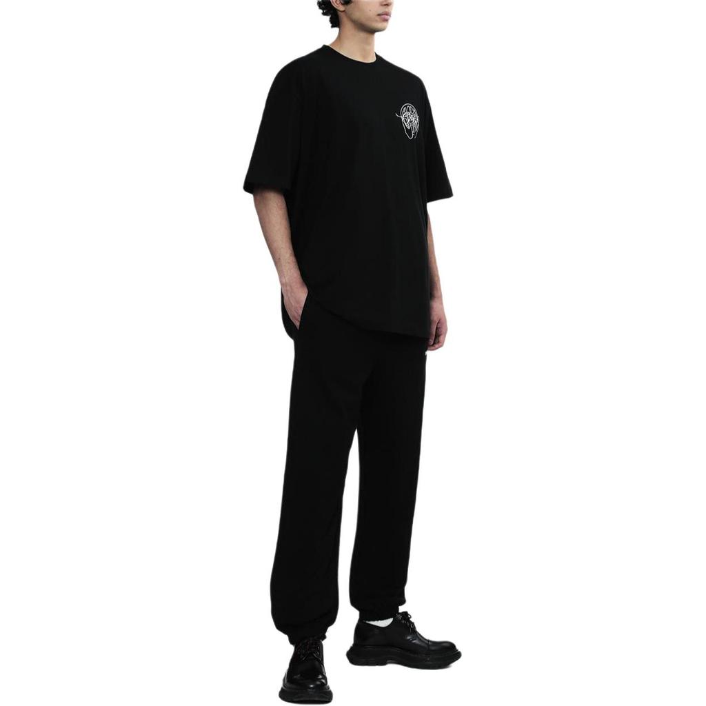 Off-White Hand Arrow Slim T-Shirt Black/White Men Tops OMAA027S23JER0071001